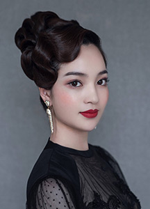 化妆专业学员作品——新娘晚装